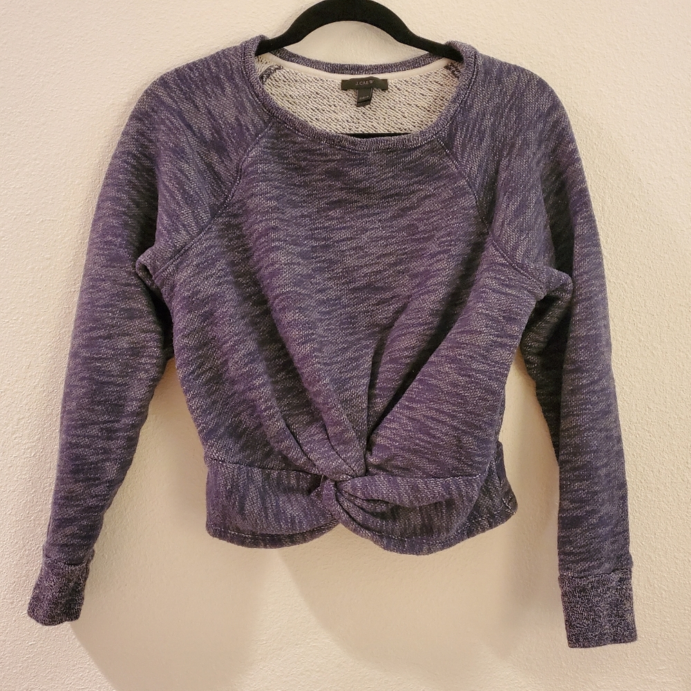 J. Crew Front Twist Sweatshirt